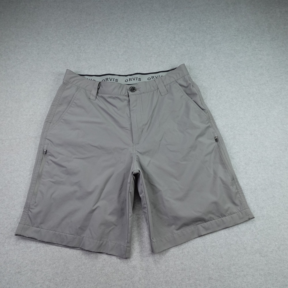 Orvis Shorts Mens 30 Gray Outdoor Hiking Lightweight Quick Dry